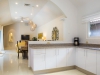 Kitchen with bar stools